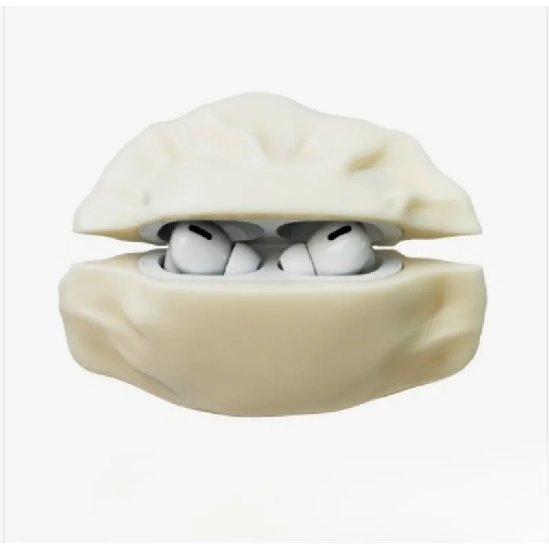 Fundas protectoras originales para auriculares Dumpling, silicona suave Ell personalizada para Airpods 3 4 Pro 2, accesorios de carcasa protectora - imagen 4