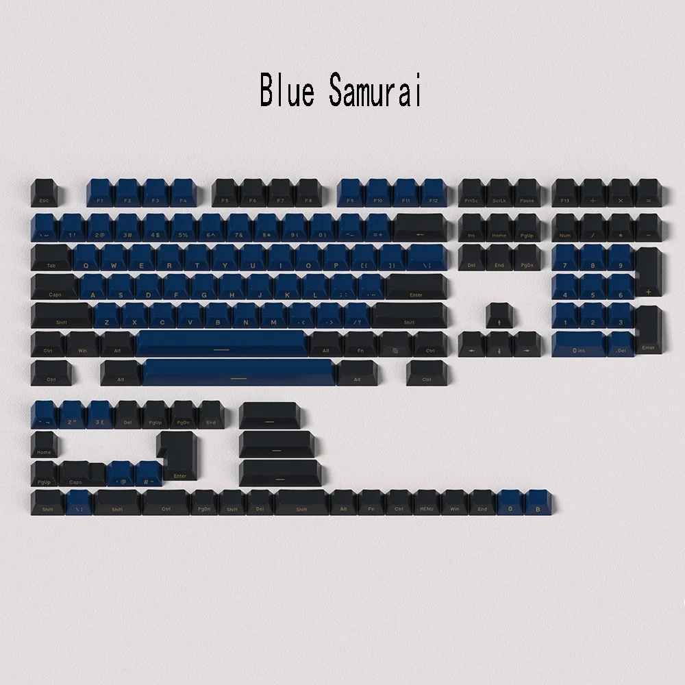 Tecla OEM de hoja grande, altura de cereza, grabado lateral, Material Abs, dos colores opacos, 145 teclas, Compatible con eje transversal - imagen 5