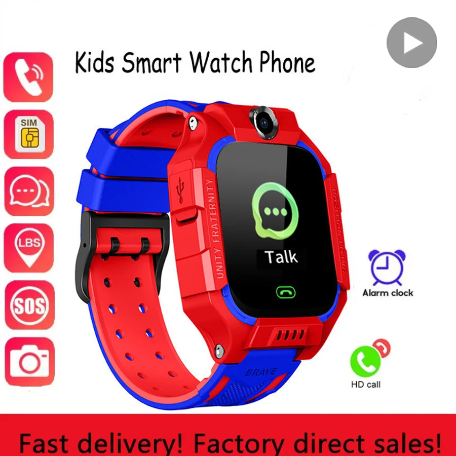 Reloj inteligente para niños, reloj inteligente resistente al agua para niños y niñas, reloj de pulsera Digital conectado, reloj electrónico, banda de mano para niños - imagen 2