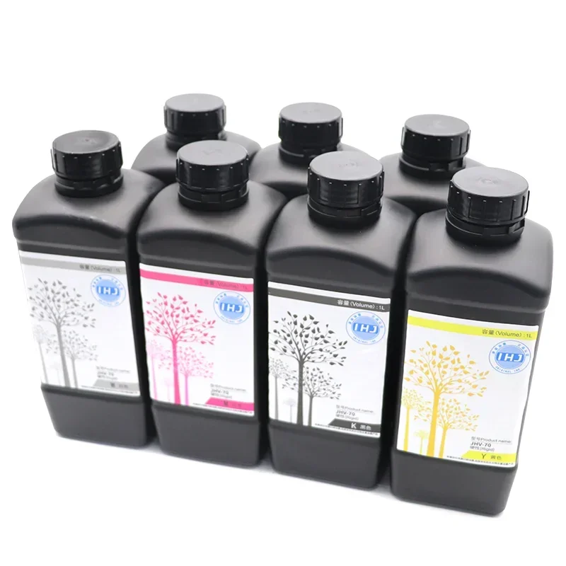 Sakata-Tinta UV Compatible con Toshiba CE4 Ricoh G4 G5 Seiko Konica 1024, cabezal de impresión de cama plana, JHV-70 de tinta suave neutra 05 80 - imagen 3