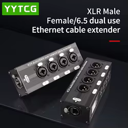 Cable XLR multired de 4 canales y 3 pines para iluminación de sonido de escenario y estudio de grabación a extensor de señal de red Ethernet RJ45