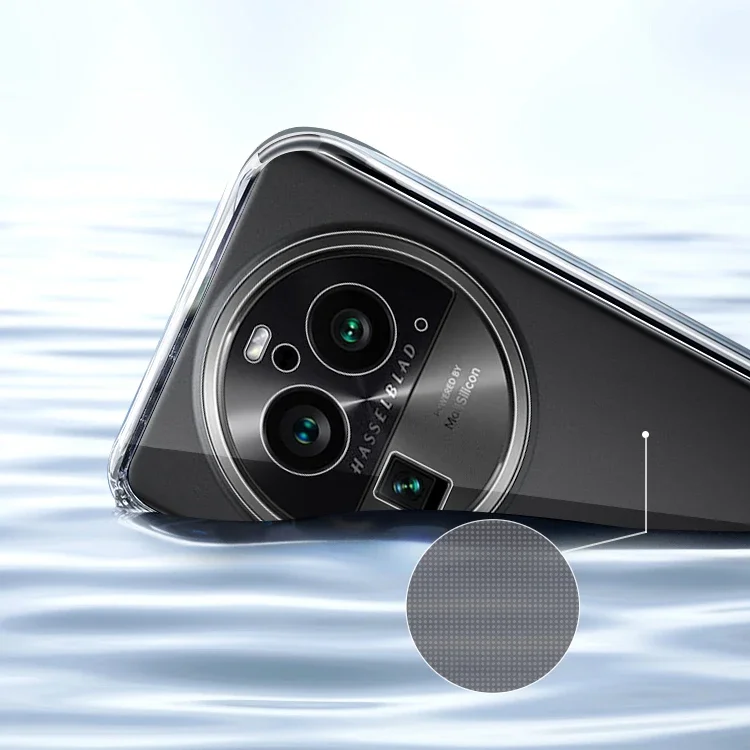 Funda de teléfono transparente para OPPO Find X6 Pro X6Pro 5G Carcasas silicona transparente suave TPU protección de cámara funda trasera fina Original - imagen 3