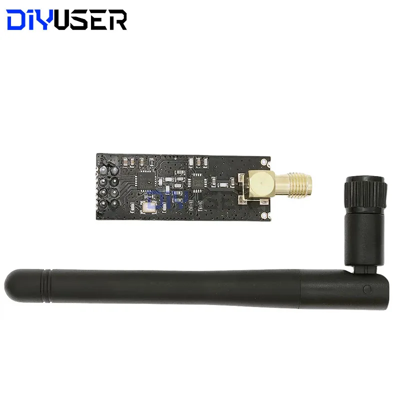DIYUSER-módulo inalámbrico NRF24L01 + PA + LNA 2,4G, 1100 metros de larga distancia con antena