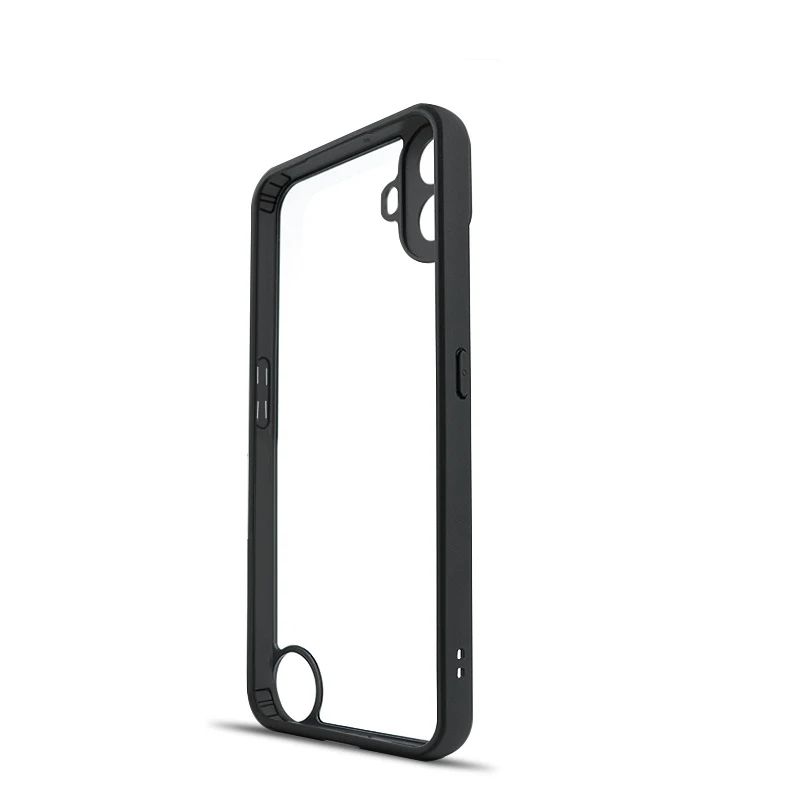 Funda de teléfono para Nothing CMF, 1 Capa, parachoques, marco negro transparente, 1 funda - imagen 4