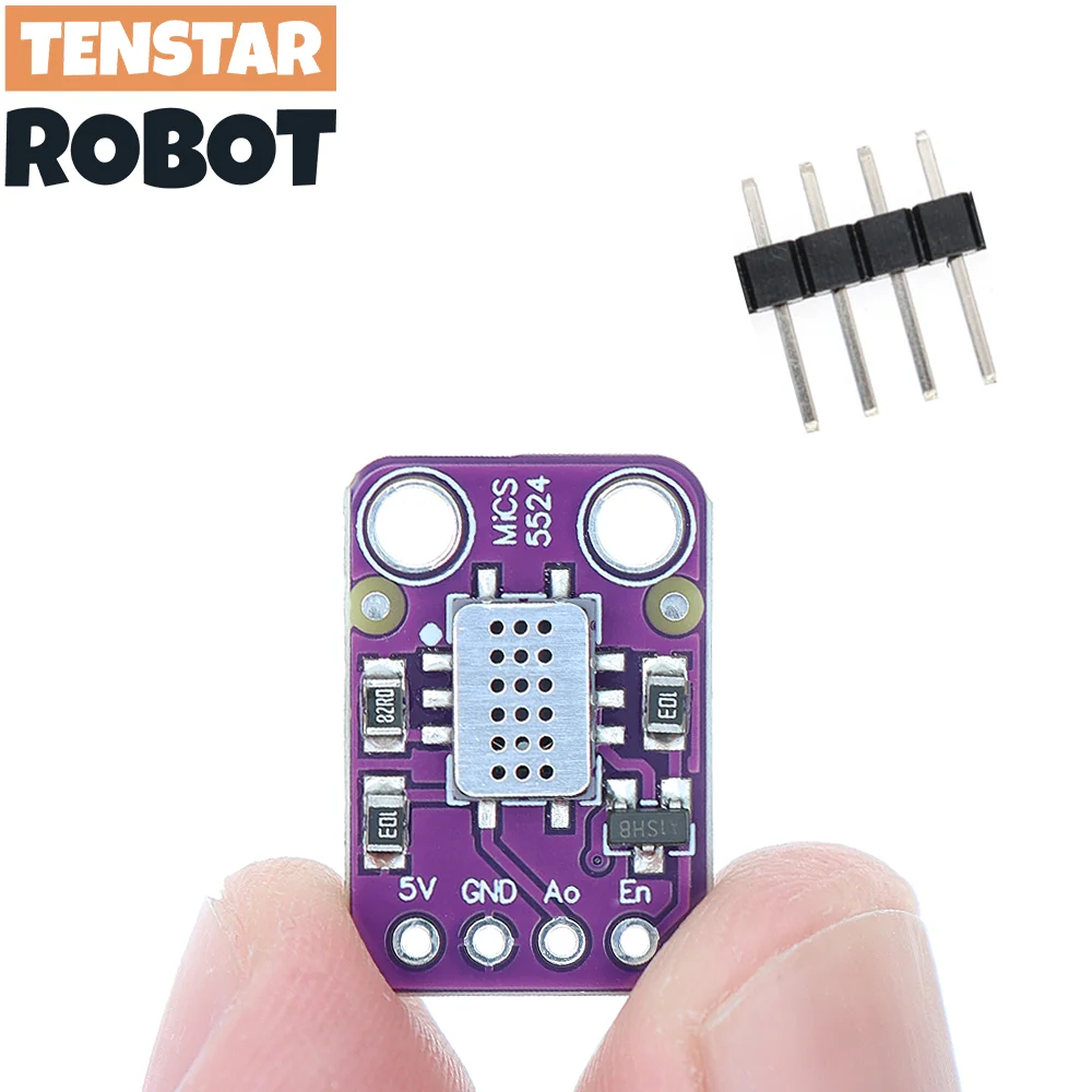 TENSTAR MICS-5524 Módulo Sensor de Gas de calidad del aire monóxido de carbono hidrógeno metano etanol H2 CO MICS5524 Placa de detección - imagen 4