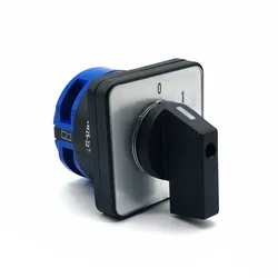 Interruptor Giratorio Eléctrico 32A 550V - Conmutador 4 Terminales 2 Posiciones