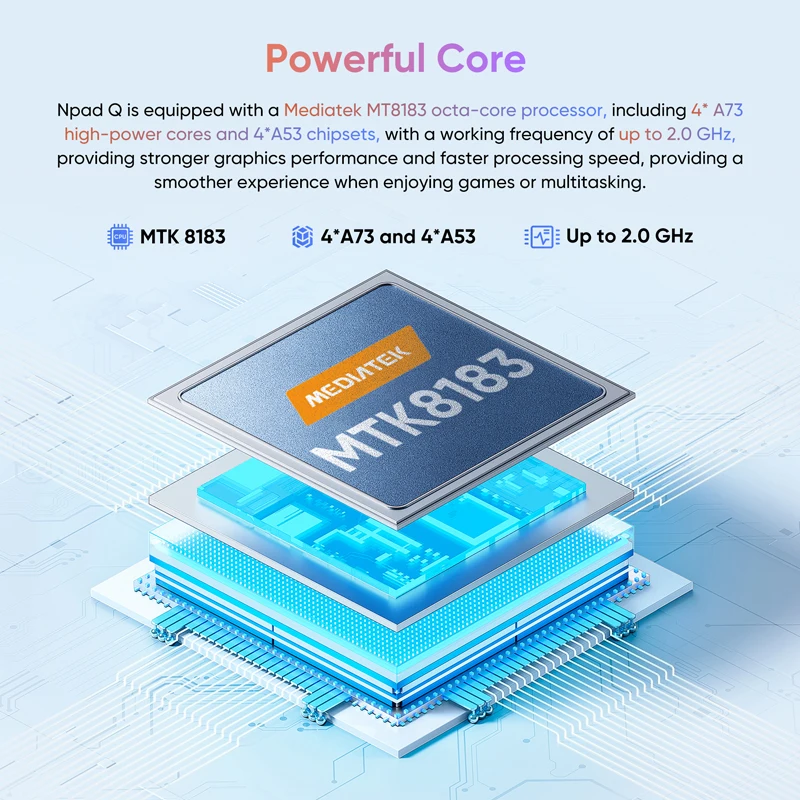 N-one NPad Q Tablet PC 10,1 pulgadas Android13 6GB RAM + 128GB ROM Octa-Core MTK8183 1280*800 pantalla IPS WIFI 6 Bluetooth 5,0 tipo C - imagen 3