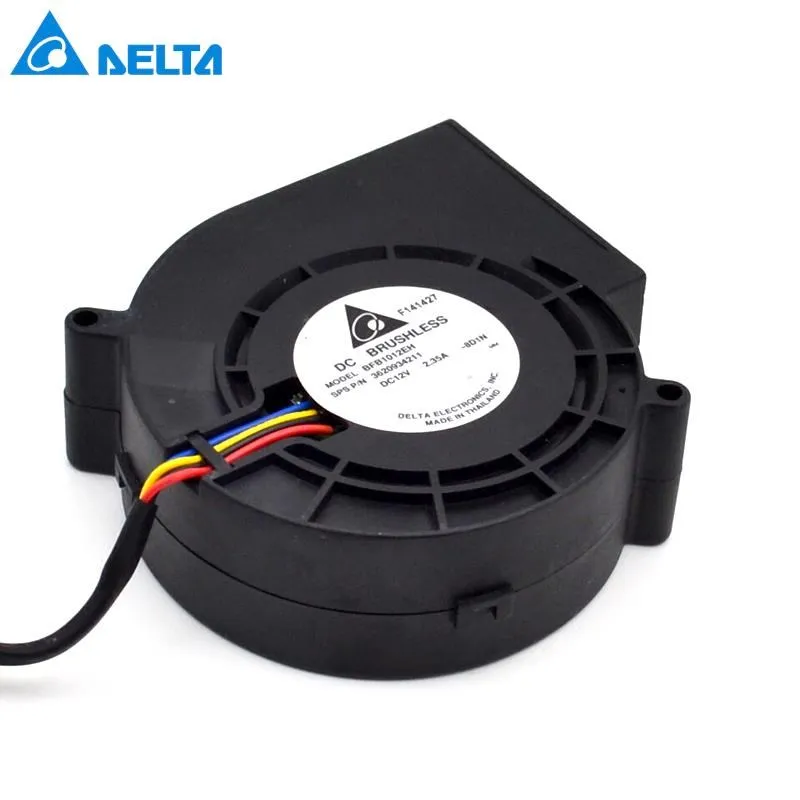 BFB1012EH 9733 9,7 cm 4 cables turbo ventilador viento capacidad 12V 2.35A 97*97*33mm para Delta - imagen 5