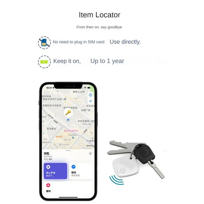 Alarma antipérdida con Bluetooth para niños y ancianos, localizador de llaves de coche y equipaje con etiqueta inteligente, rastreador de seguridad, funciona con IOS y Apple Find My - imagen 3