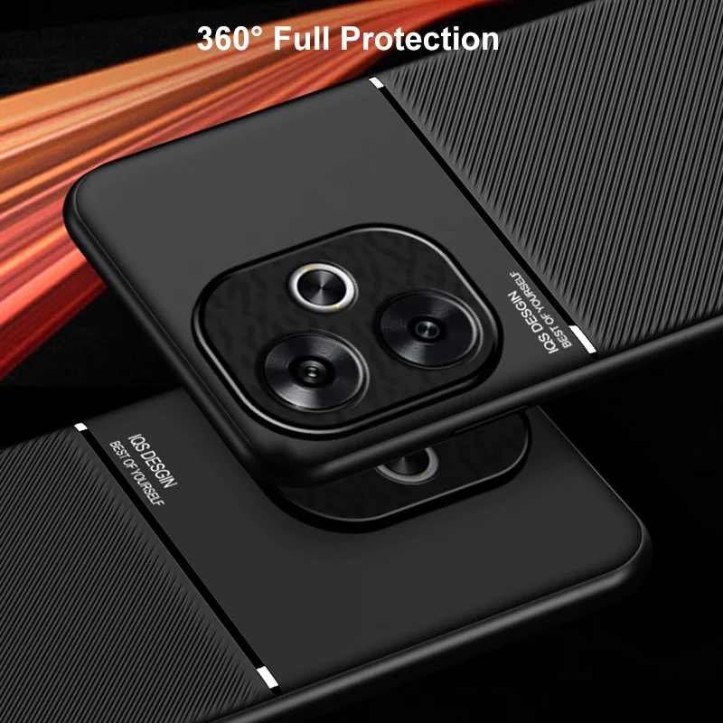 Funda magnética de cuero PU para Xiaomi Poco F6 Pro, carcasa trasera mate de silicona, protección completa para Redmi Turbo 3 5G - imagen 5