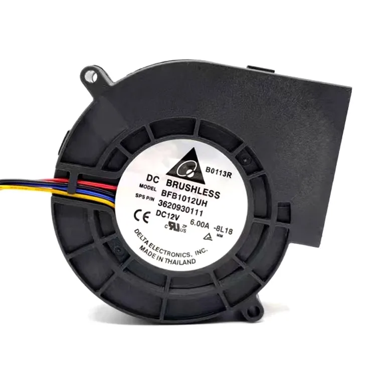 Soplador turbo súper violento 9733 Original, ventilador de refrigeración, secador de aire, 9,7 cm, cc 12V, 6A, BFB1012UH, calentador, parrilla, escape - imagen 2