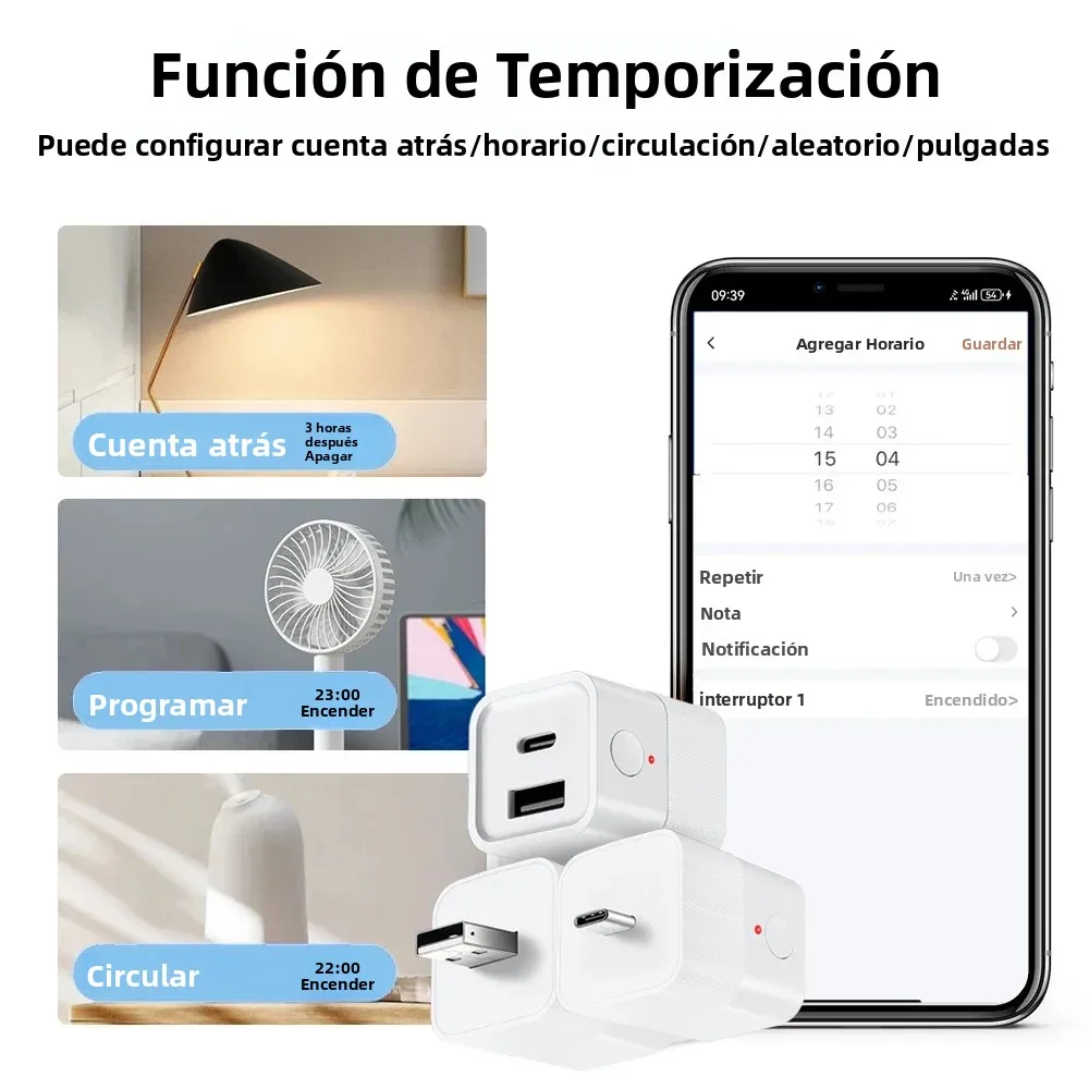 Interruptor adaptador USB inteligente Zigbee 3,0 2 en 1 Mini USB tipo C enchufe adaptador de corriente funciona con el asistente doméstico Zigbee2MQTT ZHA - imagen 2