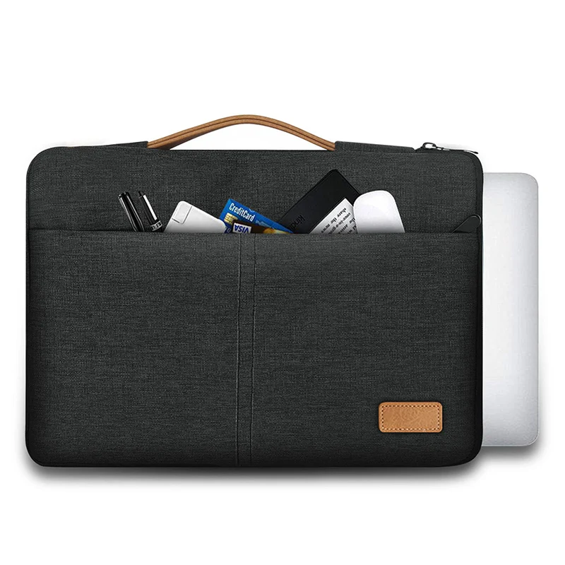 Bolsa impermeable para ordenador portátil, funda de 13, 13,3 y 15,6 pulgadas para Macbook Air Pro, bolso de mano para hombre y mujer - imagen 2