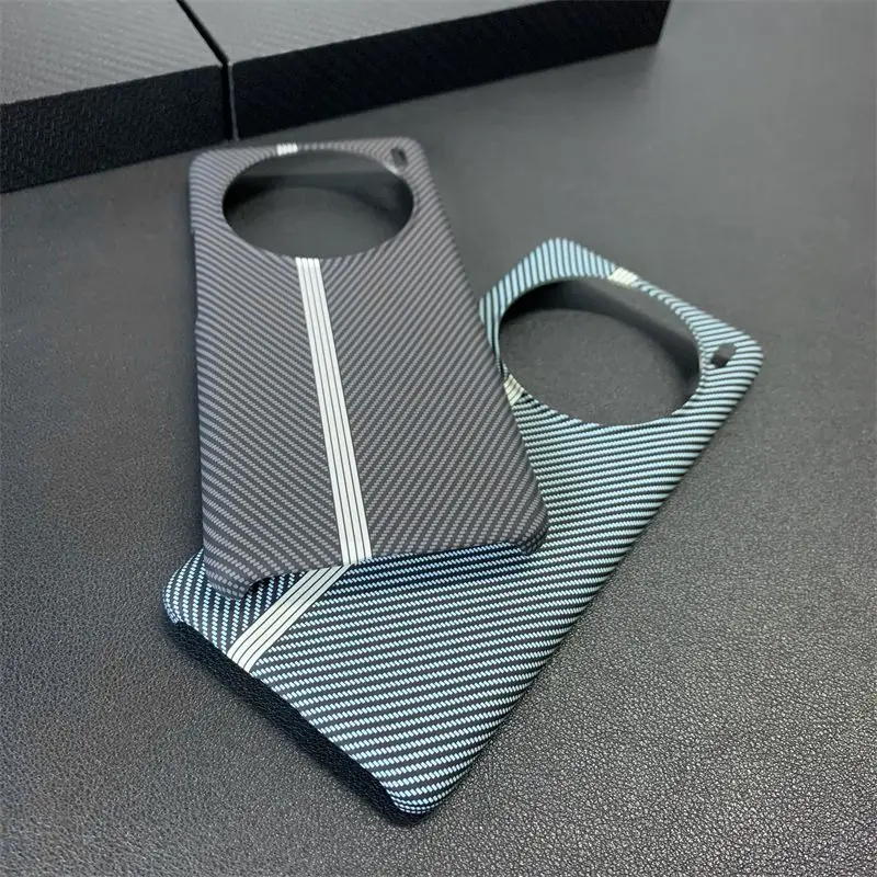 Para VIVO X200 Pro funda de moda de fibra de carbono dura funda protectora trasera de piel delgada para VIVO X200Pro Mini X 200 carcasa de teléfono - imagen 5