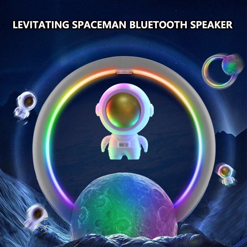 UTHAI Y-598 Maglev Astronauta Spaceman Altavoz Bluetooth Cool RGB Control Remoto Ordenador Audio Subwoofer Ornamento Regalo Cumpleaños - Vista principal del producto