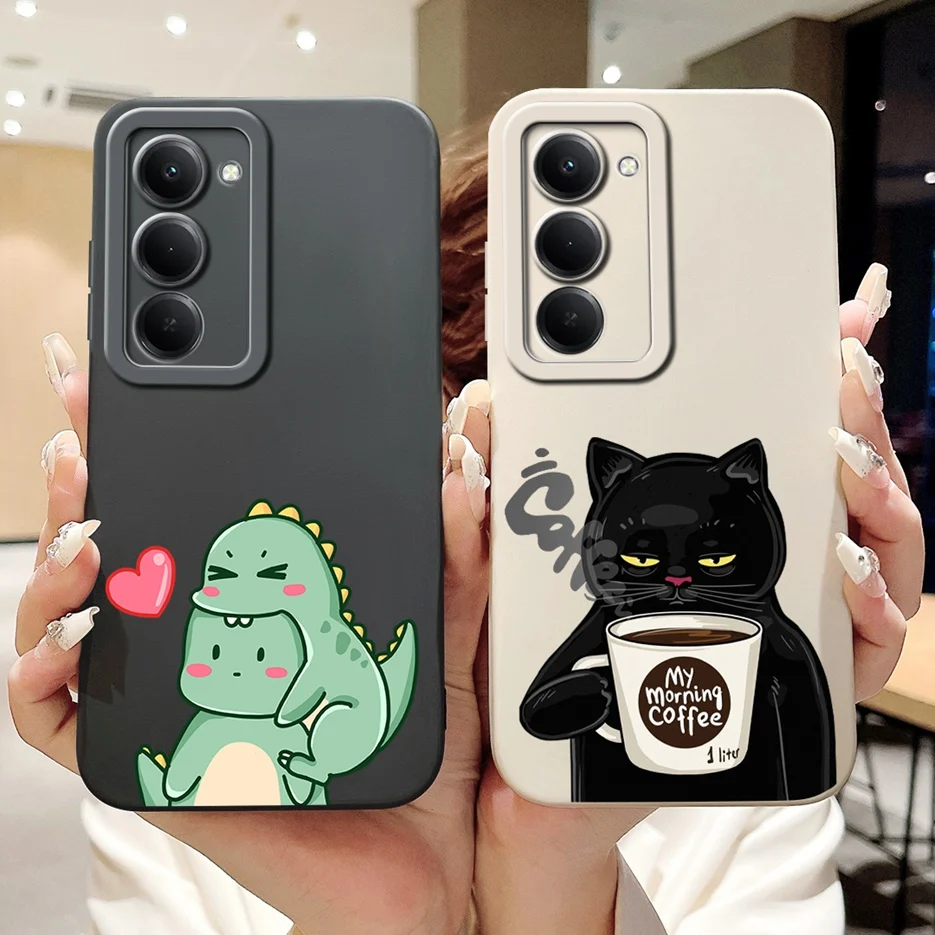 Para Xiaomi Redmi 15 4G funda Redmi15 5G lindo gato astronauta cubierta de dibujos animados 6,9 ''fundas de teléfono de TPU suave para Xiaomi Redmi 15 5G Fundas - imagen 4