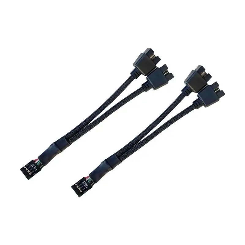 Y1UB USB2.0 cable divisor doble puerto 9pin garantiza transmisión datos estable - imagen 2