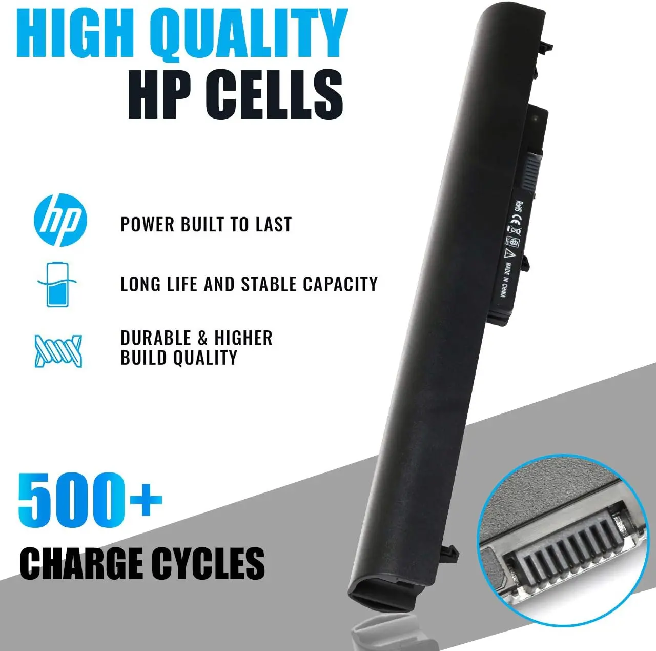 HP-batería para ordenador portátil, pila para LA03DF LA04 15-F272WM 15-F233WM 15-F211WM 776622-001 752237-001 15-F162DX 15-F039WM 15-N210DX, 728460-001 - imagen 3