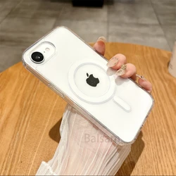 Funda MagSafe iPhone 16E/16/15/14/13/12/11 – Acrílica Transparente