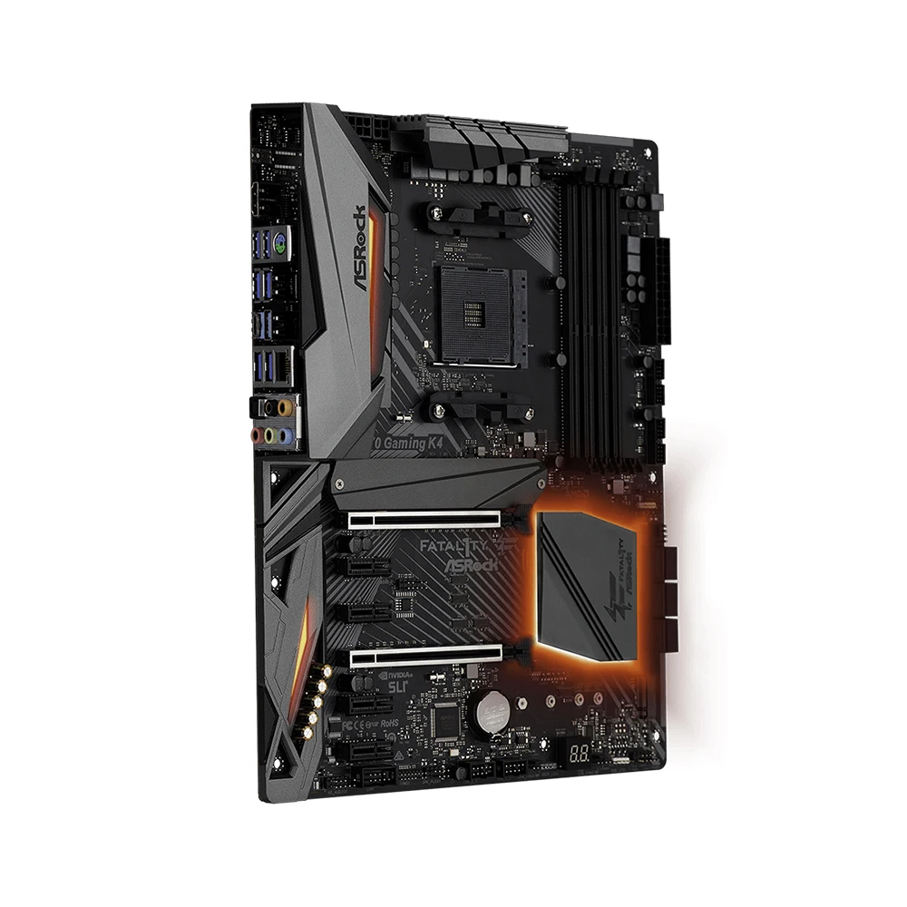 Placa base ASROCK X470 GAMING K4 AMD AM4 compatible con 5800X3D 5700x3D 5700X 5600G 4600G CPU AMD X470 4xDDR4 HDMI ATX - imagen 3