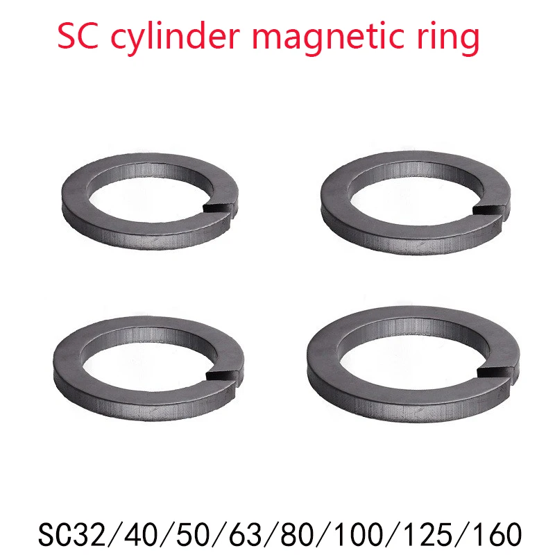 SC32/40/50/63/80/100/125/160 SC anillo magnético de cilindro estándar 40 pequeño empuje grande neumático con accesorios magnéticos - imagen 3