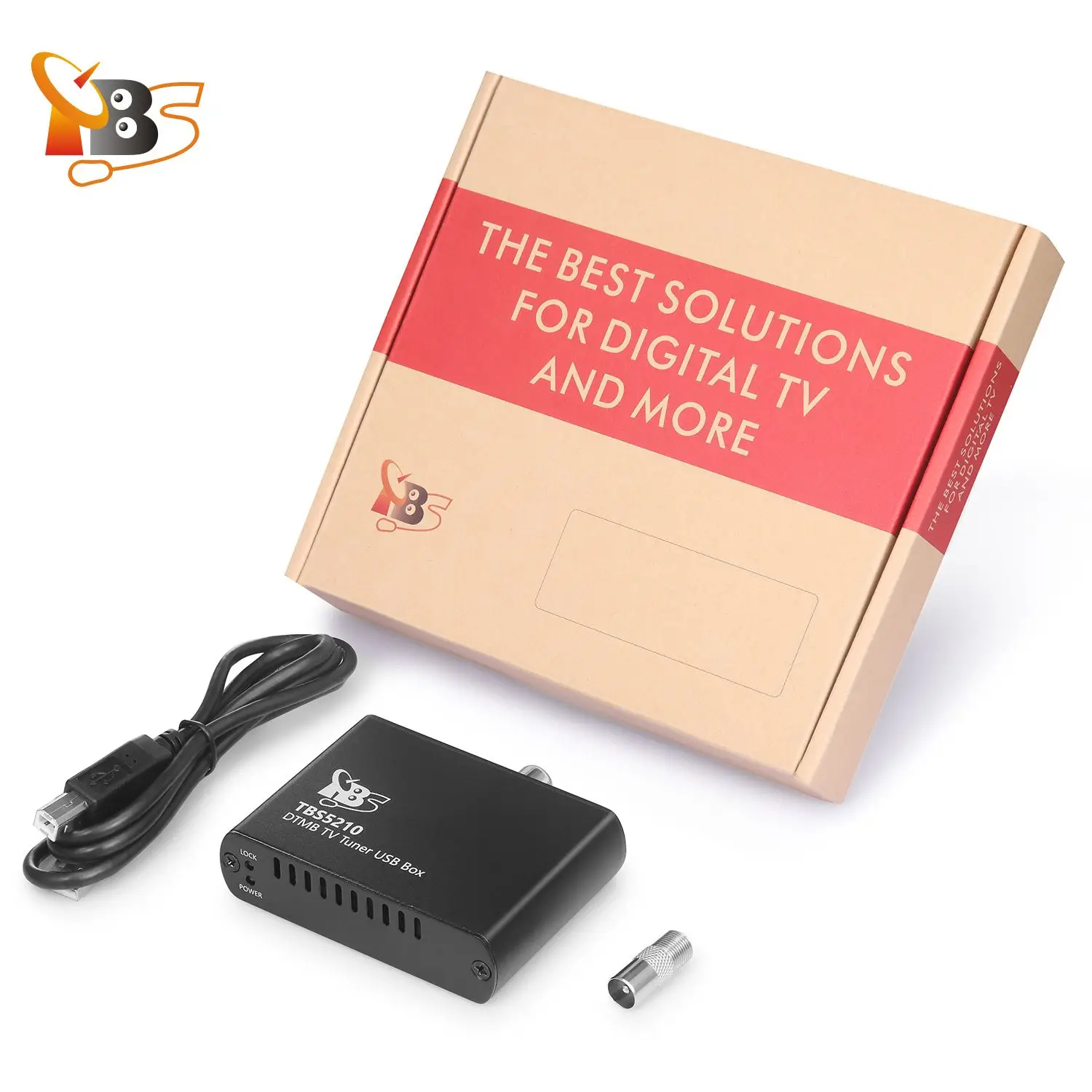 TBS5210 DTMB Sintonizador de TV Caja USB Compatible con sistema operativo Windows Linux para ver y grabar canales DTMB en PC - imagen 3