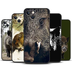 Funda iPhone 7-16, Pro Max, Mini y Plus – Diseño Jabalí