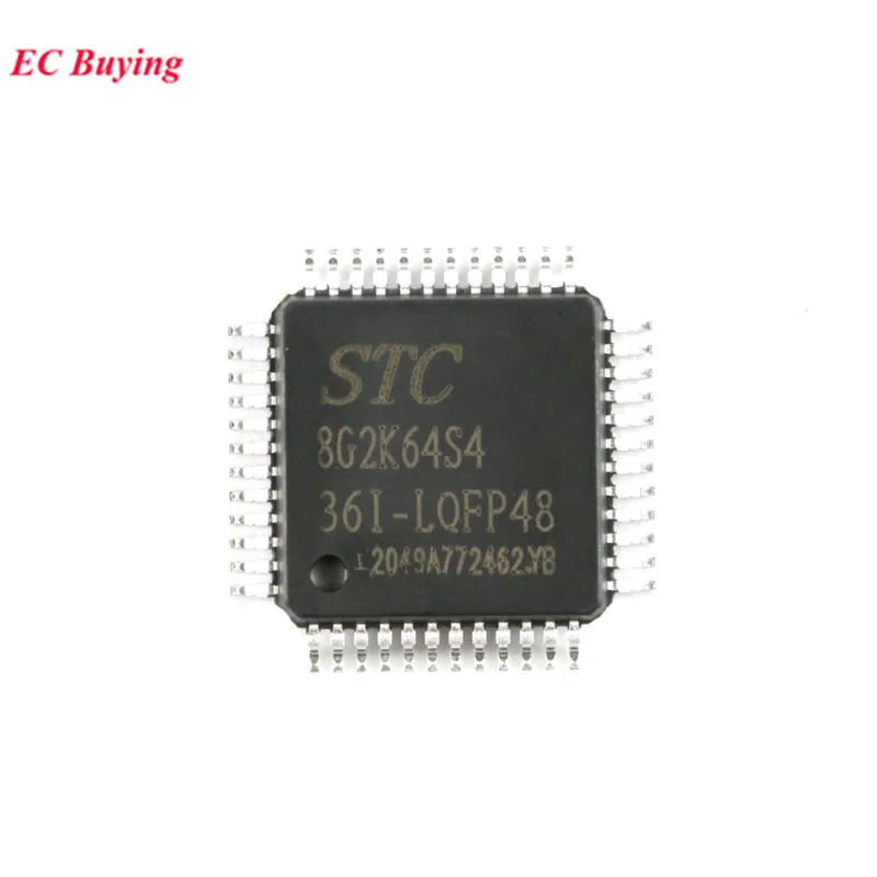 2 uds/1 ud STC STC8G2K64S4 STC8G2K64S4-36I-LQFP48 mejorado 1T 8051 microcontrolador de un solo Chip controlador MCU PCA ISP - imagen 3