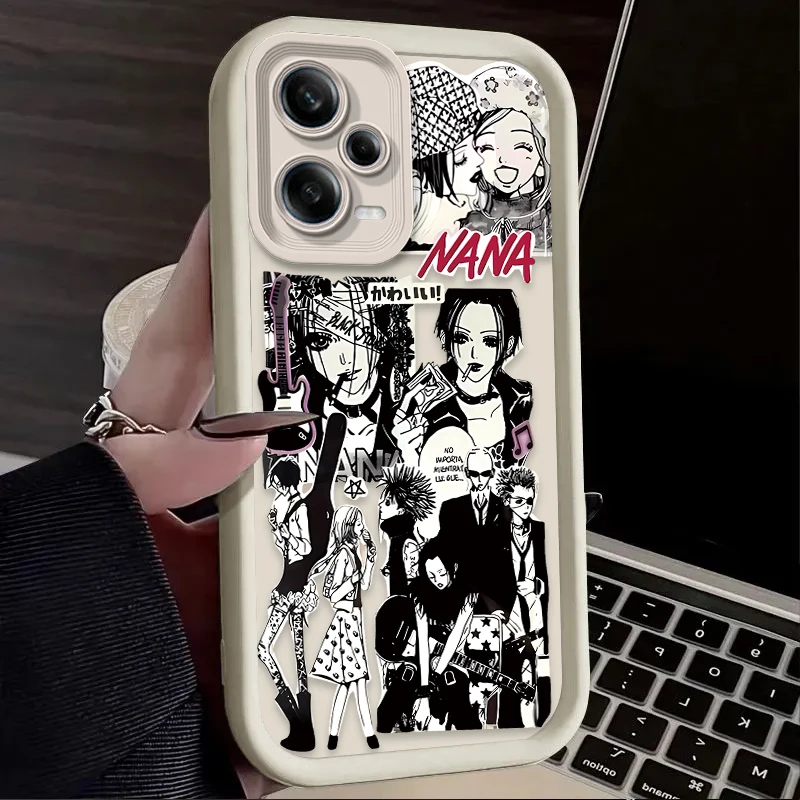 Cool Anime Oosaki Nana funda para Xiaomi Redmi Note 13 14 12 11 Pro Plus 5G 14S 12S 11S 10S 10 9 Redmi 14C 13C 12C 12 4G - imagen 4