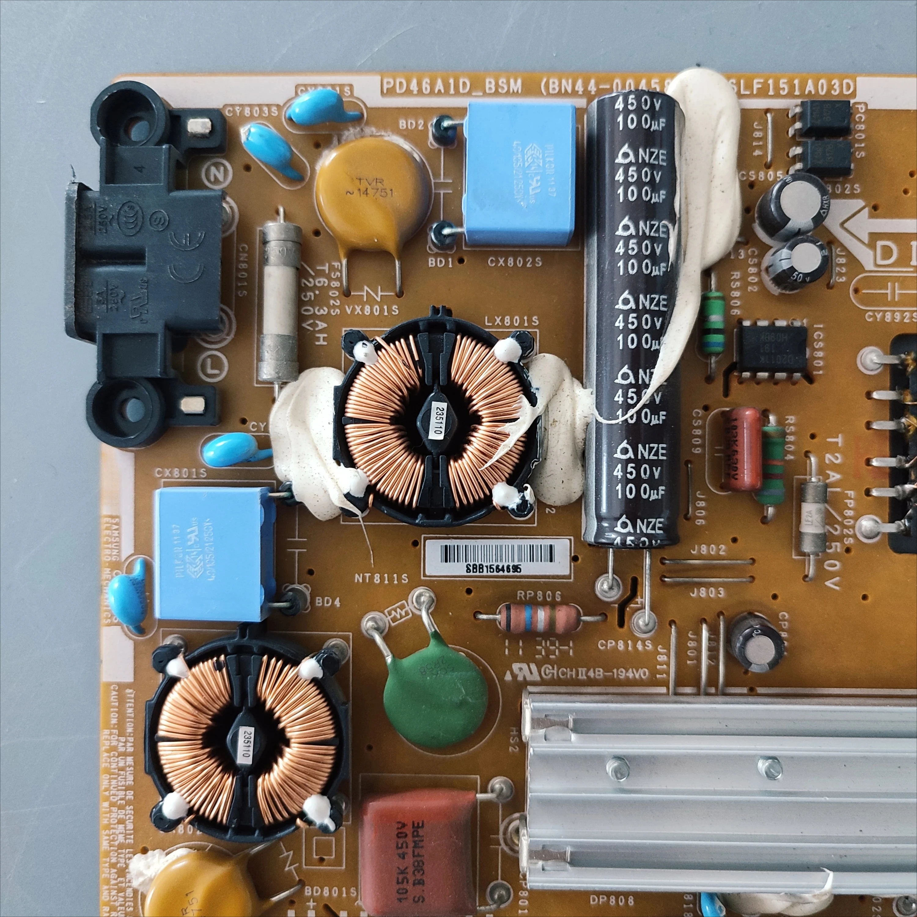 Original para placa de alimentación BN44-00458A para Samsung UE46D6000 UE37D6500 UE40D6100 UE46D5500 UE46D5560 UE46D6100 fuente de alimentación - imagen 4