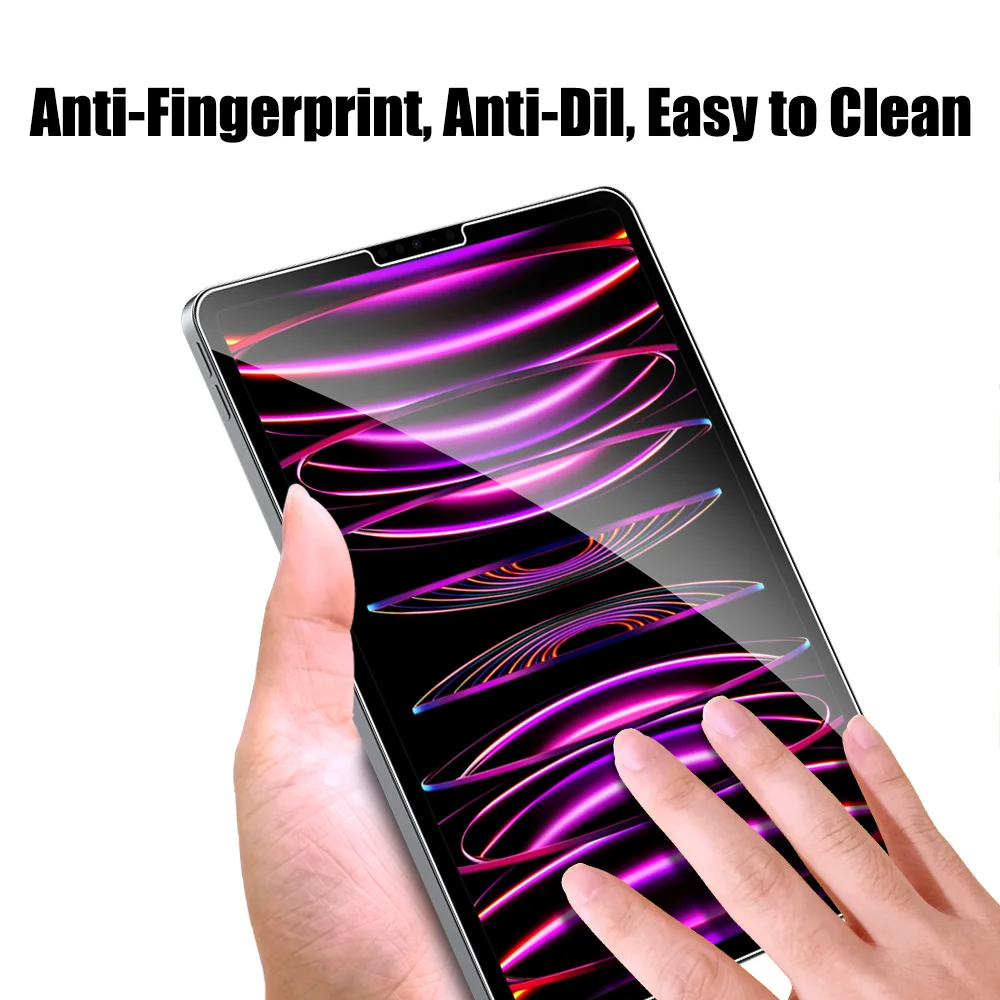 2 uds vidrio templado para iPad 10. a generación pro 11 12,9 Air 5 4 10,9 Protector de pantalla completa para iPad 10,2 7 a 8 a 9 - imagen 5