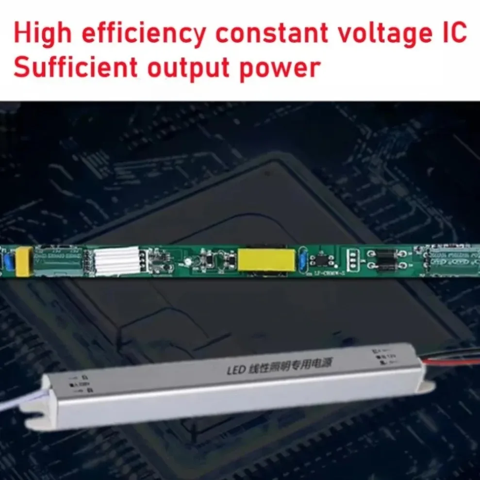 Fuente de alimentación del controlador LED de potencia de conmutación ultrafina AC220V a DC12V 24V transformador de iluminación de tira LED 24W 36W 48W 60W 72W 100W - imagen 3