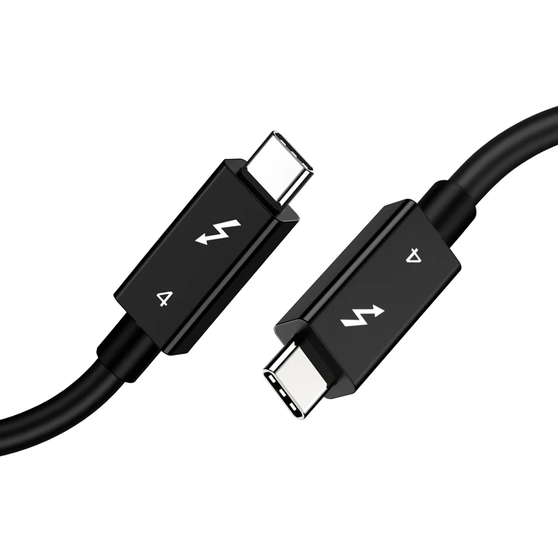 TYPE-C-Cable de datos Thunderbolt 4, transmisión de 40Gbps, 8K @ 60Hz, Ultra HD, PD, cargador de carga rápida de 100W, alta potencia - imagen 5