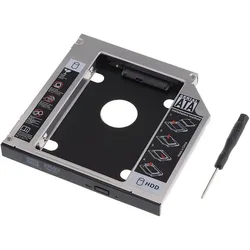 Caddy Universal SATA SSD/HDD para portátiles Dell HP Lenovo