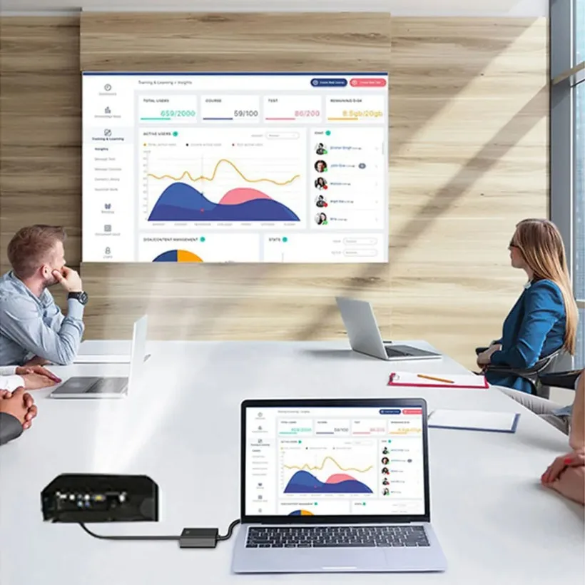 Cable adaptador convertidor completo compatible con VGA a HDMI de 1080P con salida de Audio adaptador VGA HD para PC portátil a proyector HDTV - imagen 5