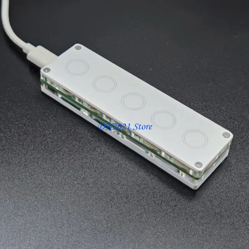 Mini teclado F3KE 5 Keypad 5 Keys Touchable Macro Keyboard Personalizable para juegos y uso oficina - imagen 2