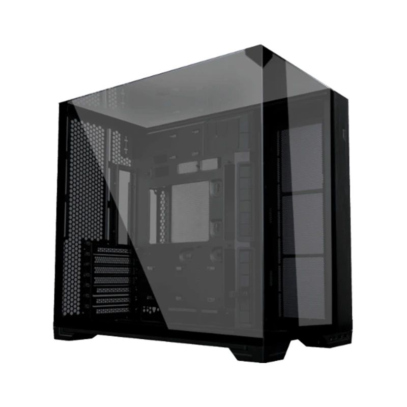 Nueva caja de computadora totalmente transparente de vidrio templado compacto Lianli PC-O11 Vision. Estuches compactos MATX y ATX refrigerados por agua. - imagen 4