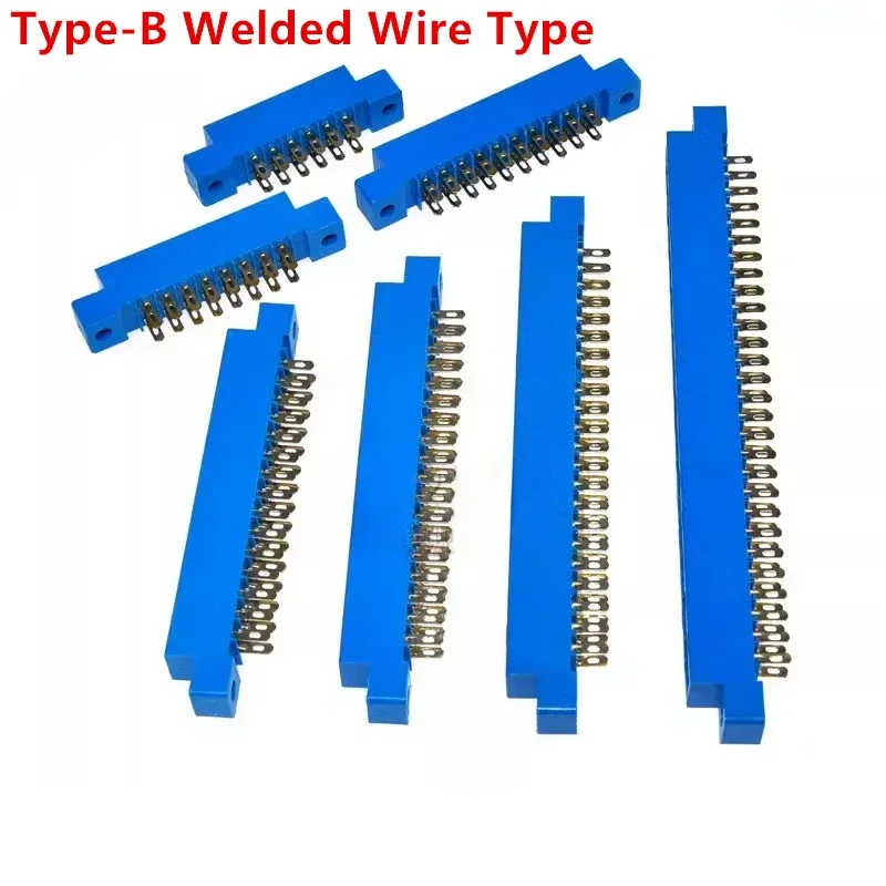 Conector de tira de 3 piezas, 805, paso de 3,96mm, 12/16/20/24/30/36/44/56P/72 pines, Conector de borde de tarjeta de montaje PCB, 16P, 20P, 30P, 36P 44P - imagen 2
