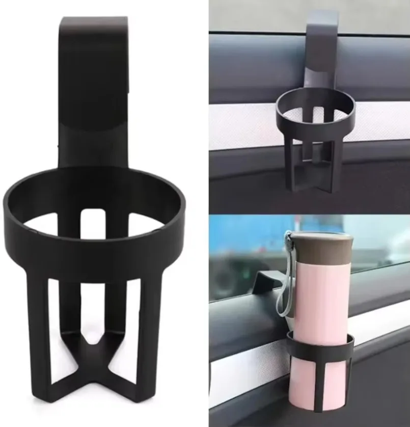 Soporte Universal para botella de agua y ventana, soporte para contenedor, gancho, portavasos portátil para coche, accesorios de decoración Interior de coche