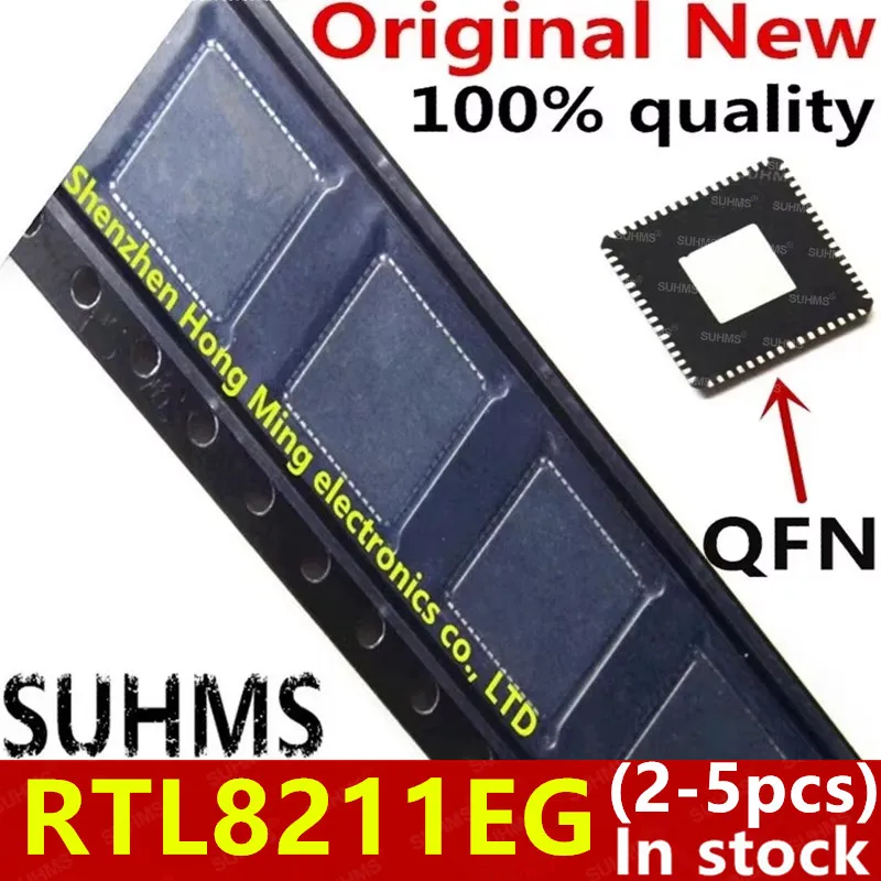 (2-5 piezas) 100% nuevo conjunto de chips RTL8211EG QFN-64