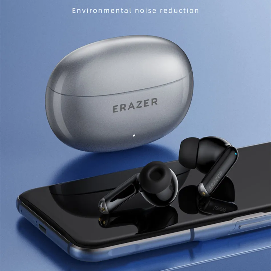 Original ERAZER XT88Pro TWS auriculares inalámbricos Bluetooth 5,3 doble estéreo reducción de ruido bajo Control táctil Larga modo de reposo 250mAH - imagen 2