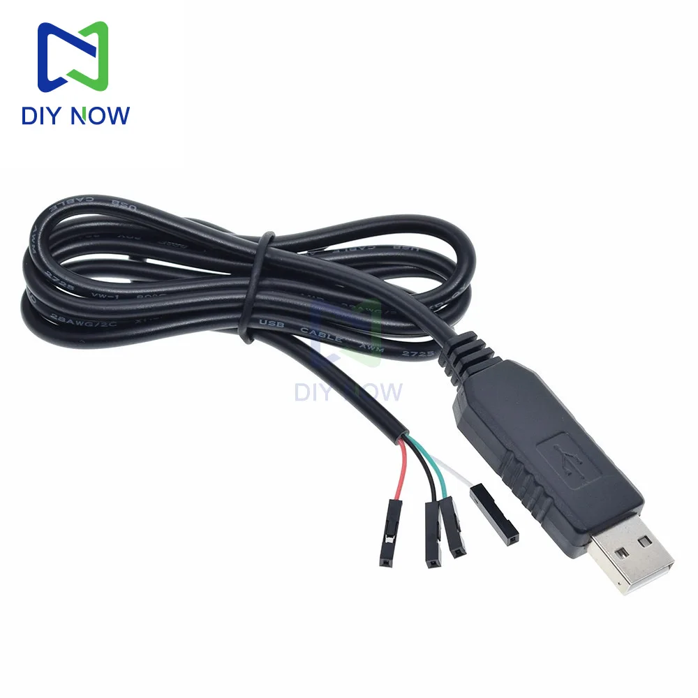 Cable de descarga CH340G USB 2,0 a adaptador serie TTL Cable de descarga para Arduino Raspberry Pi Windows 10/Mac OS X/Linux Cable de 1M - imagen 2