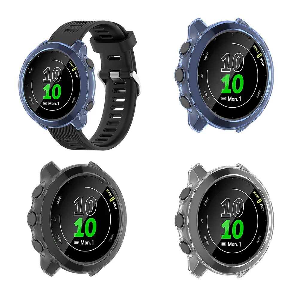 Weiche TPU-Schutzhülle für Garmin Forerunner 55 158, transparente Schutzhülle - imagen 3