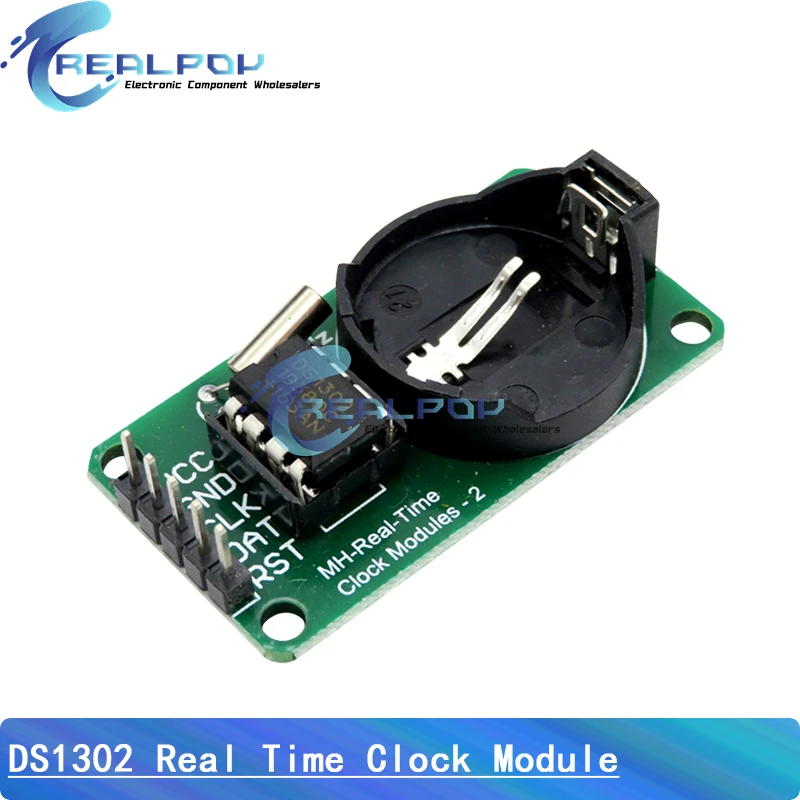 Módulo de reloj en tiempo real RTC DS1302 para AVR ARM PIC SMD para Arduino