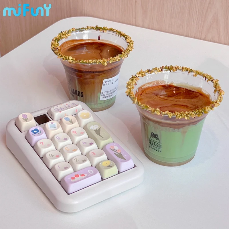 MiFunny-Tapa de tecla de perfil MOA/GMK67 Teclado mecánico para SOA, teclas personalizadas Kawaii - imagen 3
