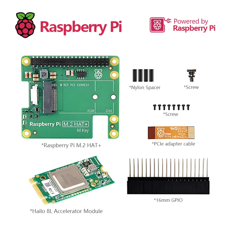 Raspberry Pi AI Kit combina sombrero oficial M.2 + con acelerador de Hailo-8L - imagen 2