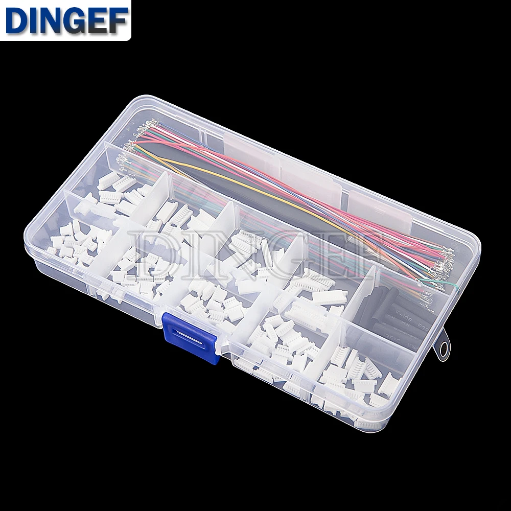 Kit de conector de Cable SH1.0MM JST de 1mm, cabezal macho JST 3P-12P con 28AWG prensado con Terminal para Cable de Dron de carreras GPS - imagen 2