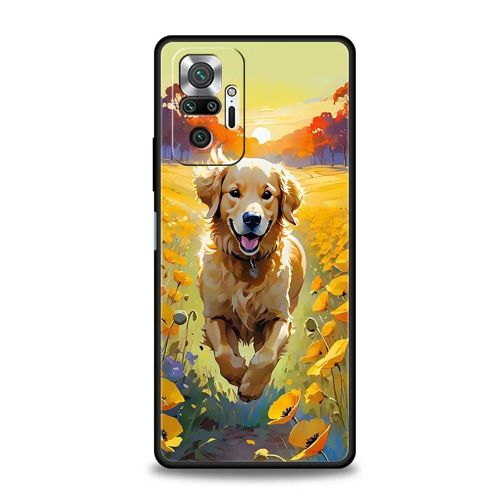 Funda de teléfono con pata de perro para Xiaomi Redmi Note 14 13 12 5G 11 10 Pro Plus 4G 9S 9 14C 13C 12C 10C 9C 9A funda suave de TPU - imagen 2