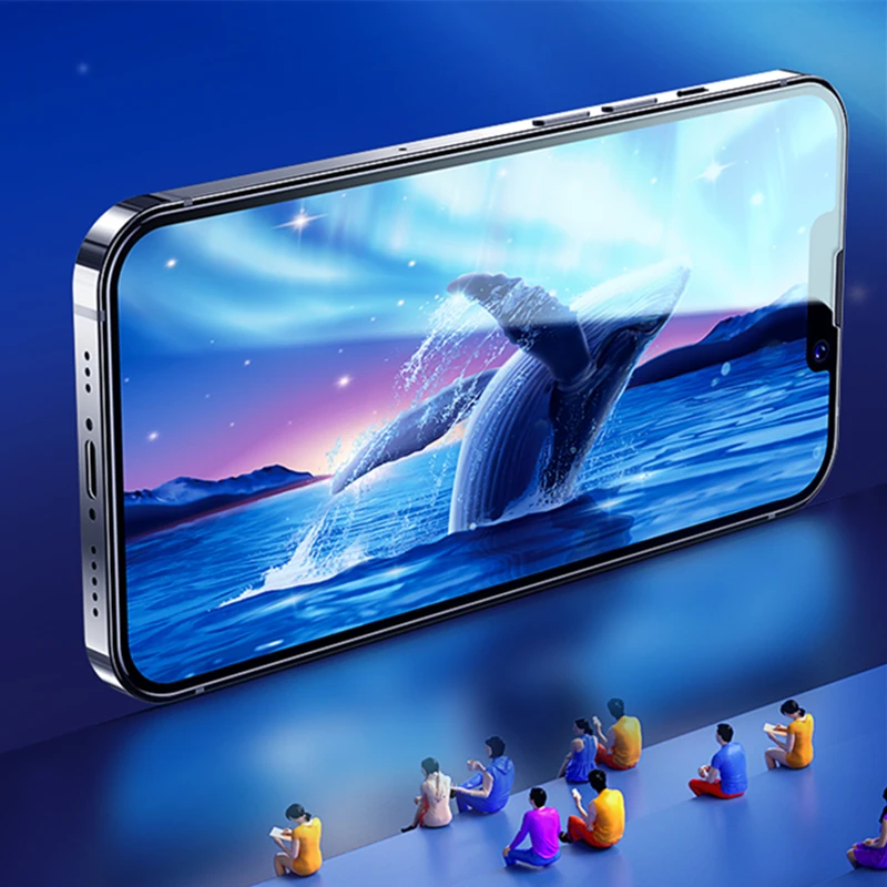 3 uds vidrio para iPhone 17 Pro Max Protector de pantalla iPhone 16e 16 17 película protectora de vidrio templado de aire para iPhone 16 Plus - imagen 2