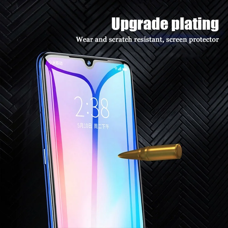 Protector de pantalla completa 4 en 1 para Xiaomi Mi 11 10 9 A3 Lite 5G 9T 10T Pro vidrio Protector para Xiaomi Poco X3 M3 Pro vidrio templado - imagen 4
